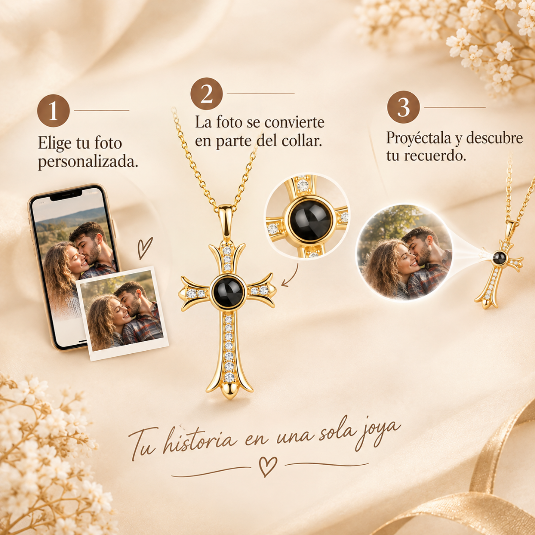 Collar de Cruz Personalizado